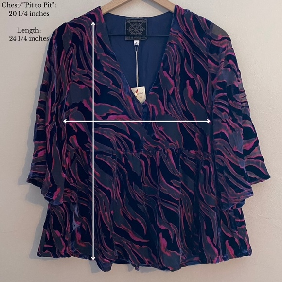 NWT Johnny Was Selene Tiered Top MEDIUM - Picture 12 of 12